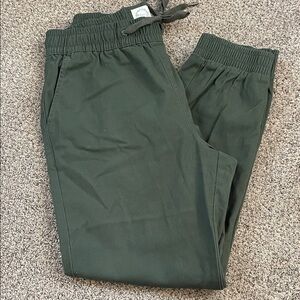 Blue rain green jogger pants medium